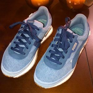 Two - Blue 💙 Denim Puma Sneakers